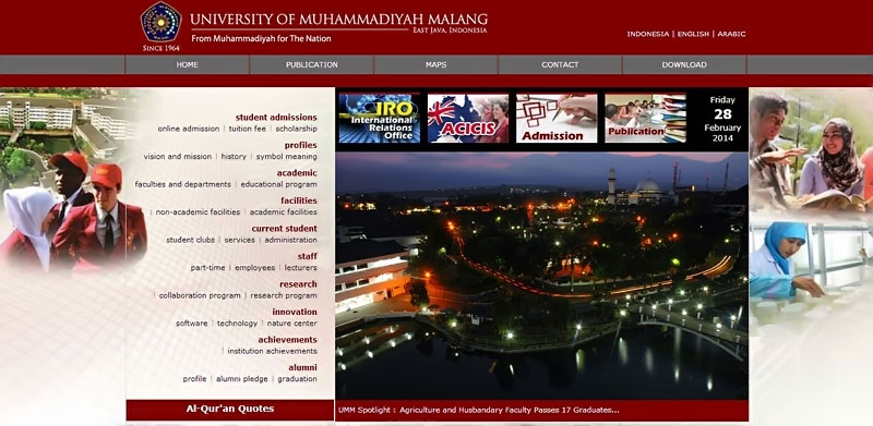 20 desain website terbaik kampus indonesia 14