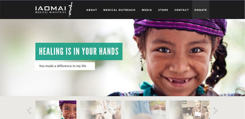 Nonprofit website design IAOMAIMEDICAL