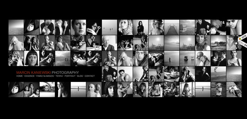 black and white website Marcin-Kaniewski-Photography