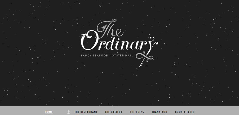 black and white website The-Ordinary