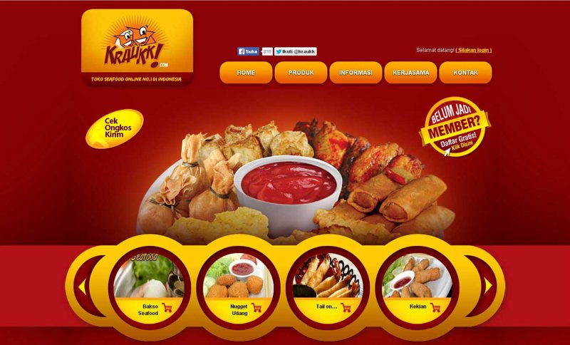 30 Inspirasi Desain Website Kuliner ArgiaCyber com